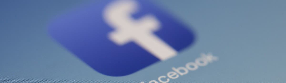 Facebook app on a device screen